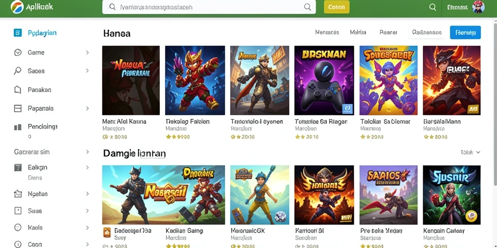 Lingkungan game yang kaya dan detail.