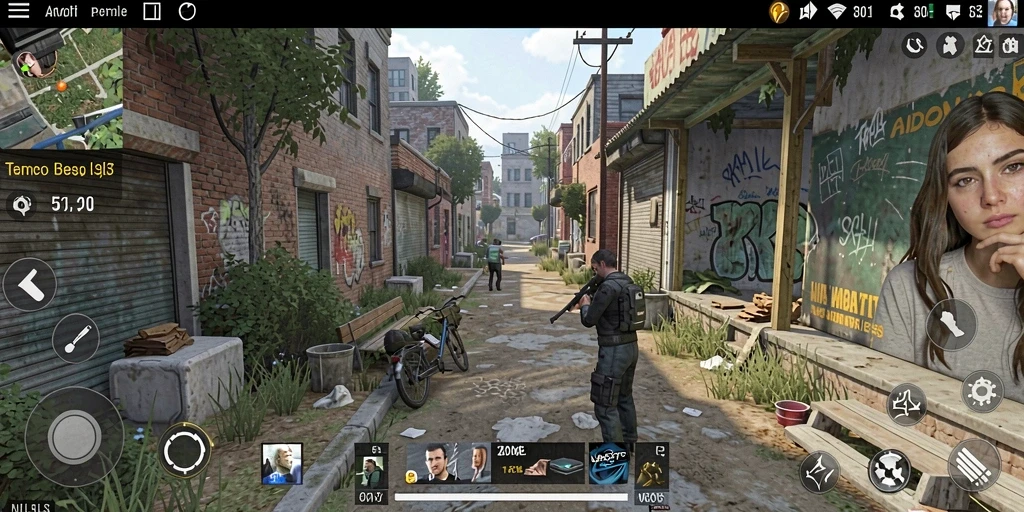 Screenshot dari level baru yang menantang.