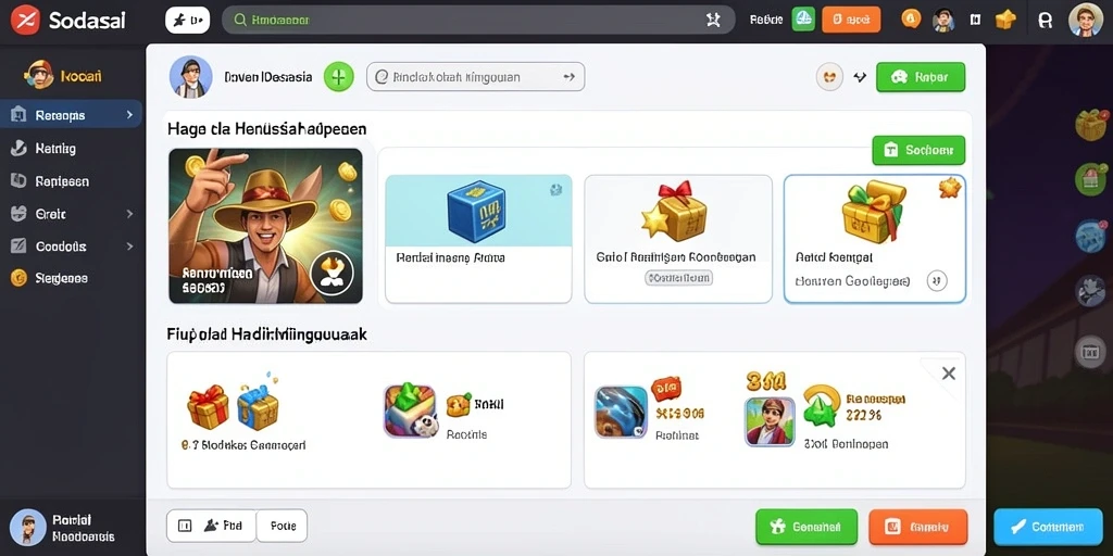 Sistem reward yang memberi banyak bonus untuk pemain.