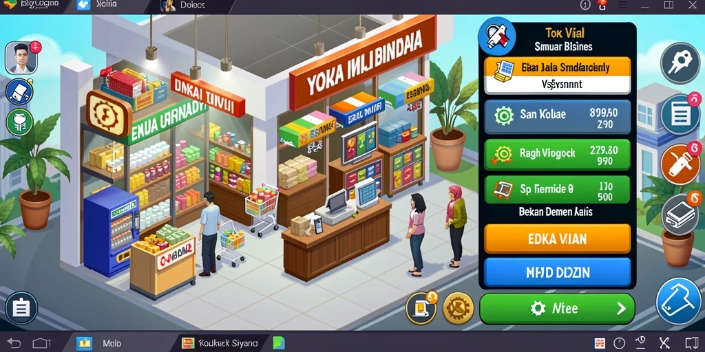 Pemandangan dalam game yang memukau.