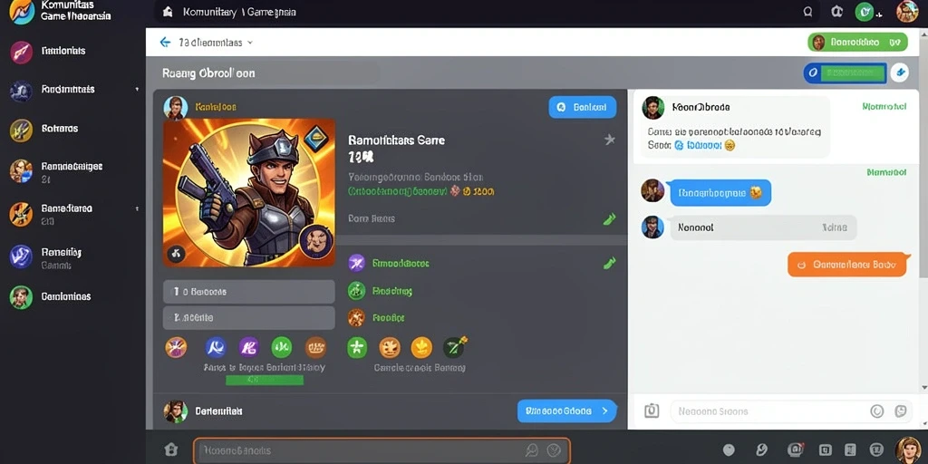 Komunitas gamer yang aktif dan mendukung.