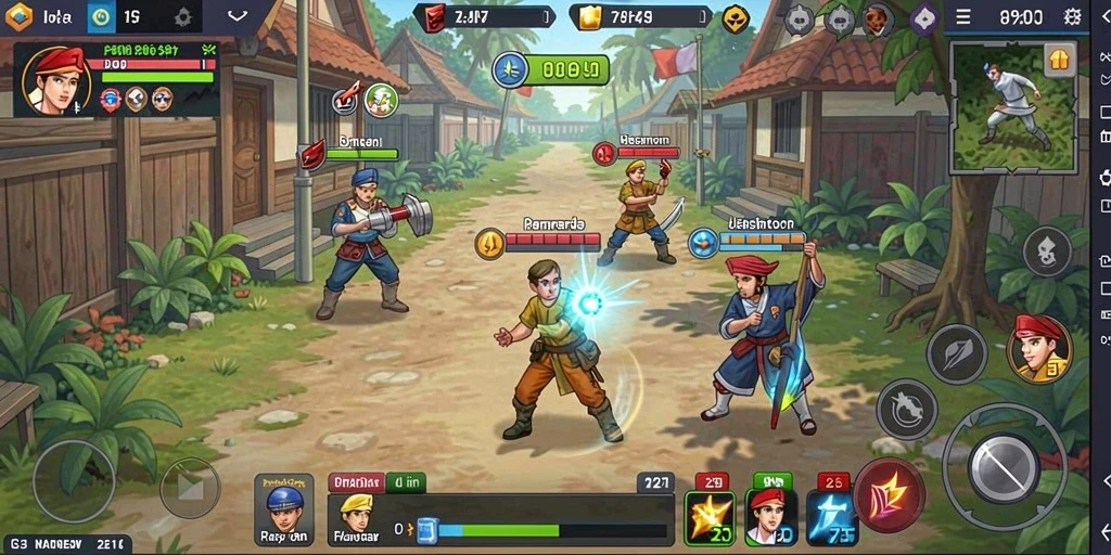 Karakter unik dan level baru yang menarik.