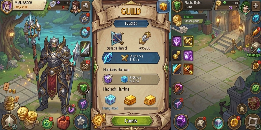 Pemandangan menarik dari grafik yang memukau dalam game.