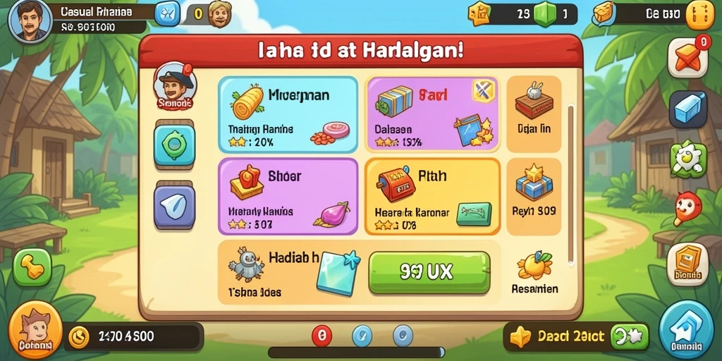 Level menantang yang membuat ketagihan.